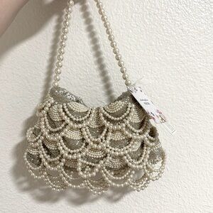 Viral Pearl Beaded Shoulder Bag TJ Maxx